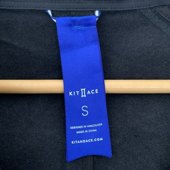 KIT AND ACE Black Hooded Shell Jacket with Waist Belt - Picture 4 of 5